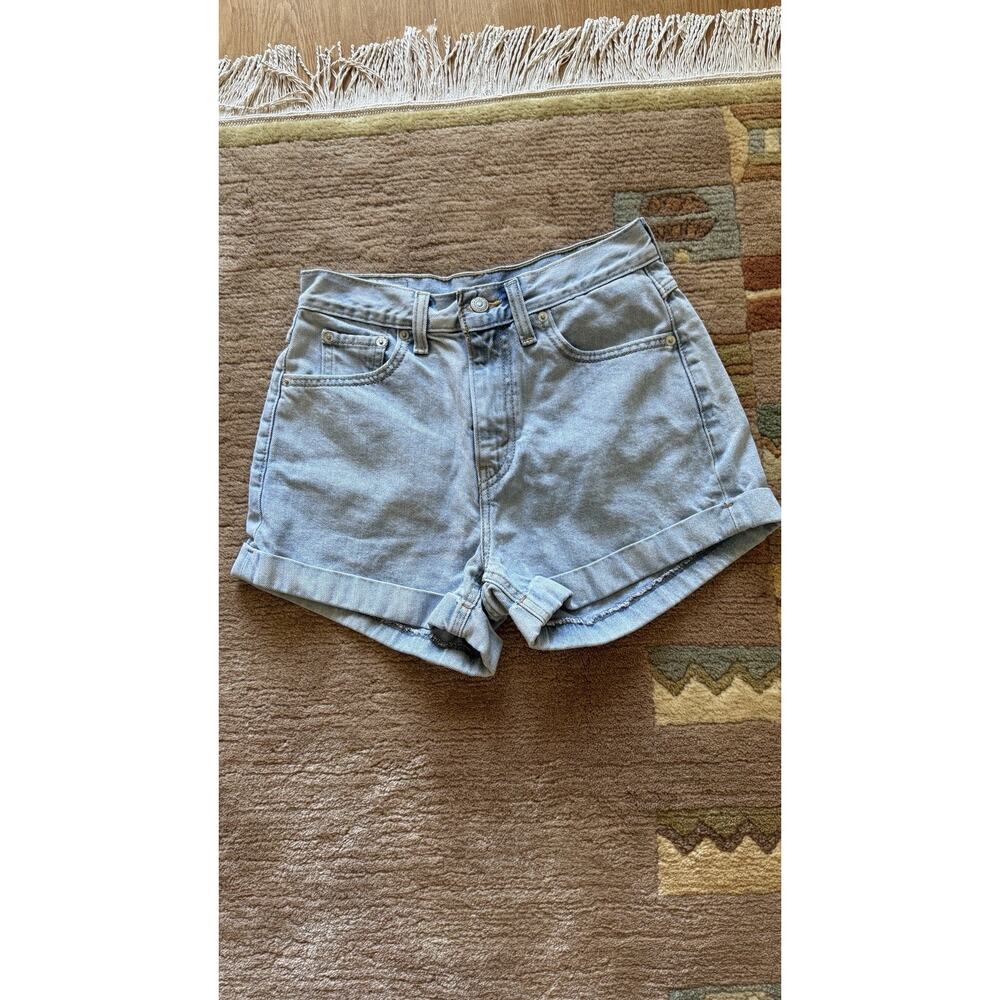 Levi's Premium Rolled Cuff Denim Shorts Women's 26